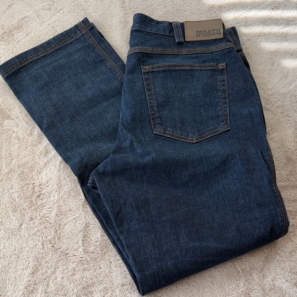 Duluth Trading Co Indigo Relaxed Men’s Jeans